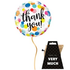 Balloon thank you with a gift of your choice